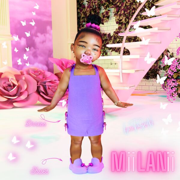 Miilanii Xoxo Set by Ltsn Siimmer Sims 4 CC