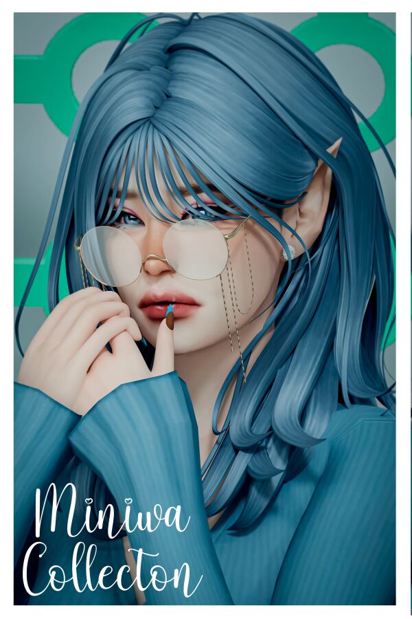 Miniwa – Stylish Female Hair 08 Sims 4 CC