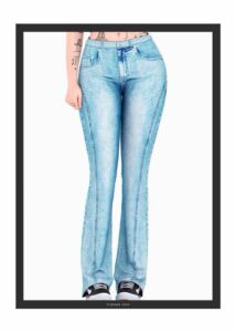 Stylish Minju Denim Pants Sims 4 CC