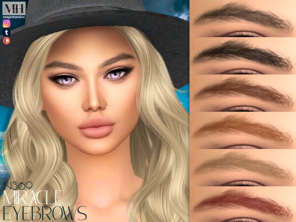 Miracle Eyebrows N369 – Perfect Your Look Sims 4 CC