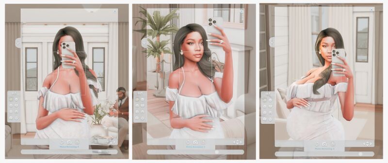 sims 4 cc mirror selfies v3 pregnancy solo edition by simwithshan 2