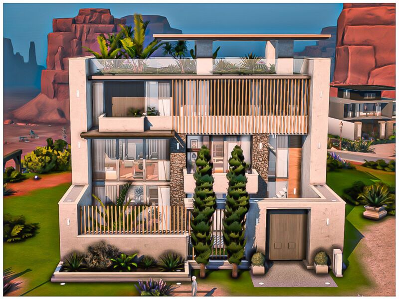 sims 4 cc mm new modern house 53 by merin martini 2