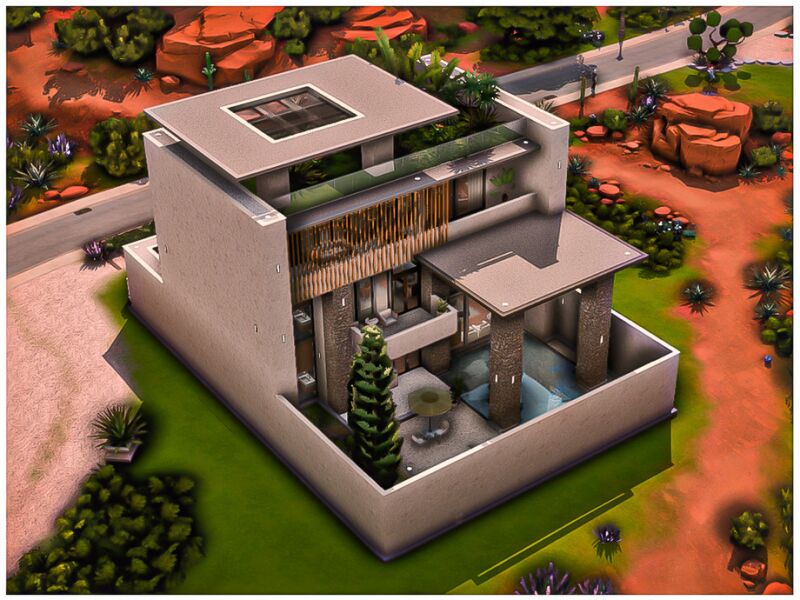 sims 4 cc mm new modern house 53 by merin martini 4