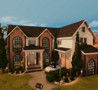 Modern Base Game Family Home 🏡 Sims 4 CC