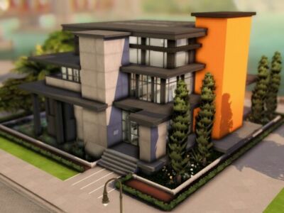 Stylish Modern Family House in The Sims Sims 4 CC