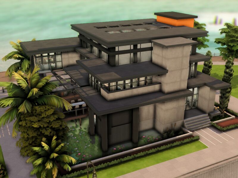 sims 4 cc modern family house no cc by plumbobkingdom 2