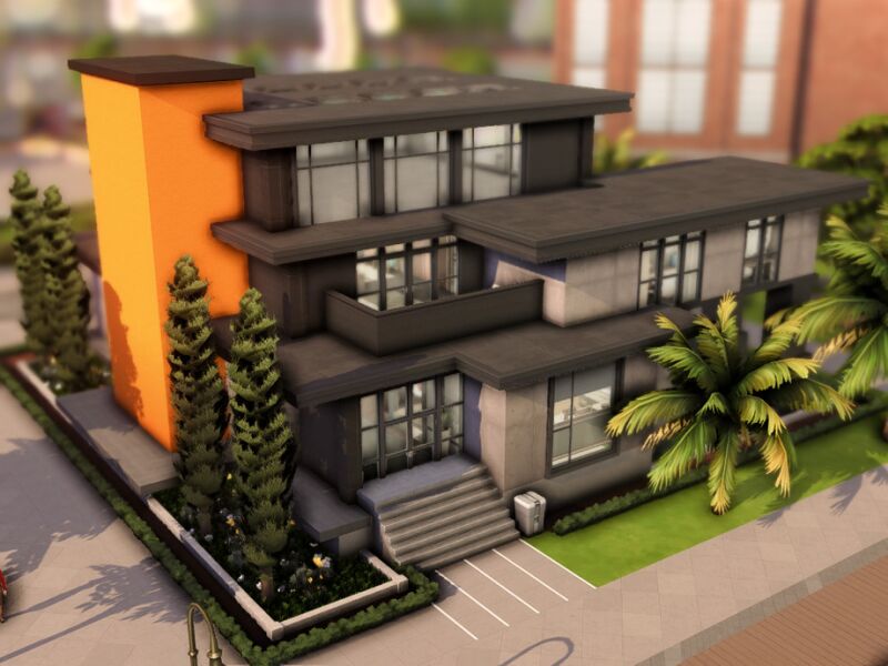 sims 4 cc modern family house no cc by plumbobkingdom 4