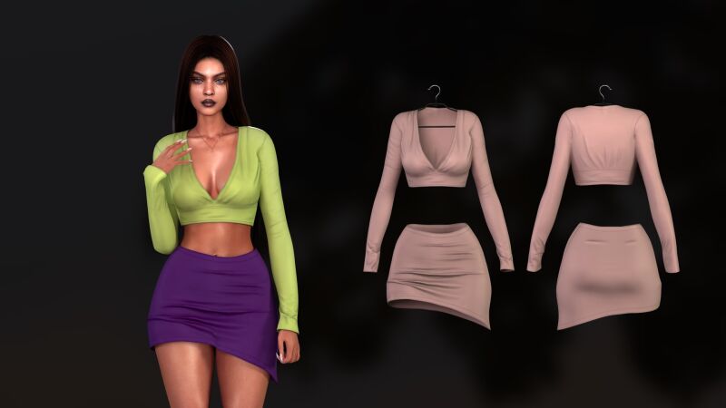 sims 4 cc morana set by astya96 2