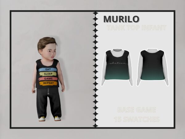 Murilo – Infant Tank Top Sims 4 CC