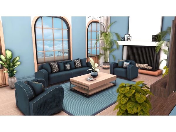 Mushia Living Room by Miwisimsie Sims 4 CC