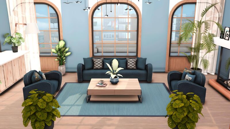 sims 4 cc mushia living room by miwisimsie 2