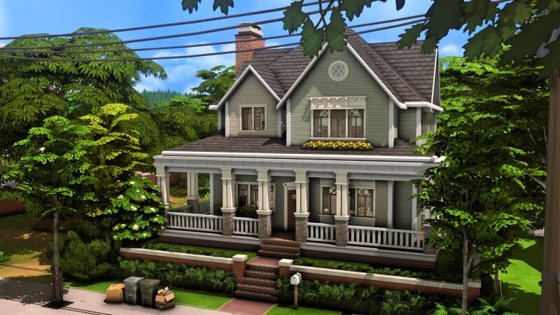 sims 4 cc newcrest family house 1 by plumbobkingdom 2