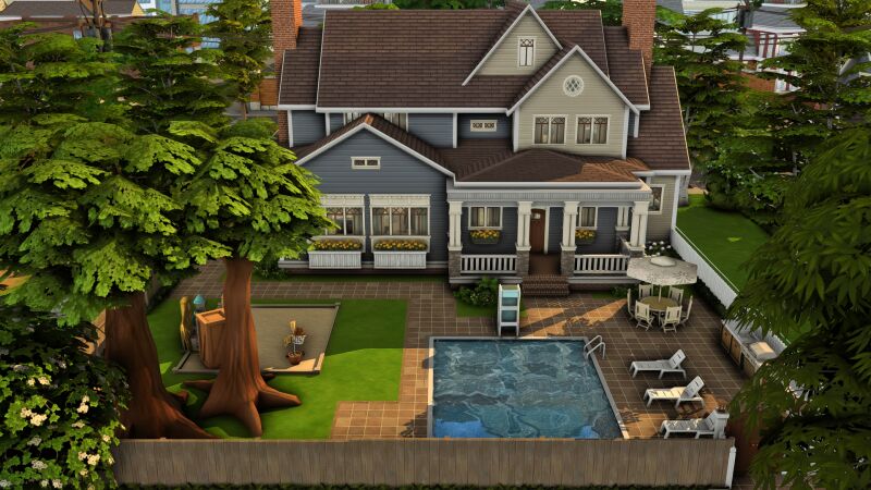 sims 4 cc newcrest family house 5 by plumbobkingdom 2