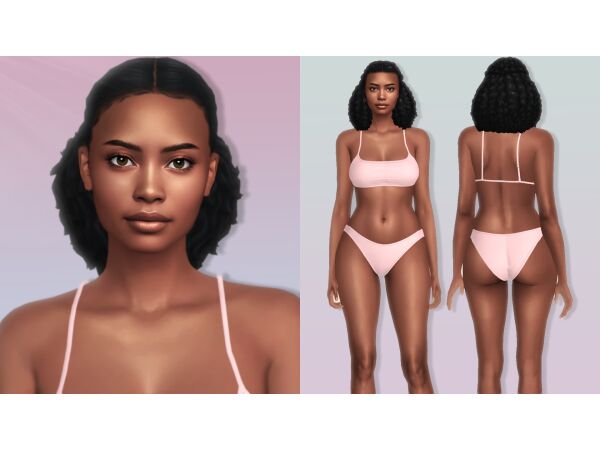 Stunning Nikkie Skin Overlay Sims 4 CC