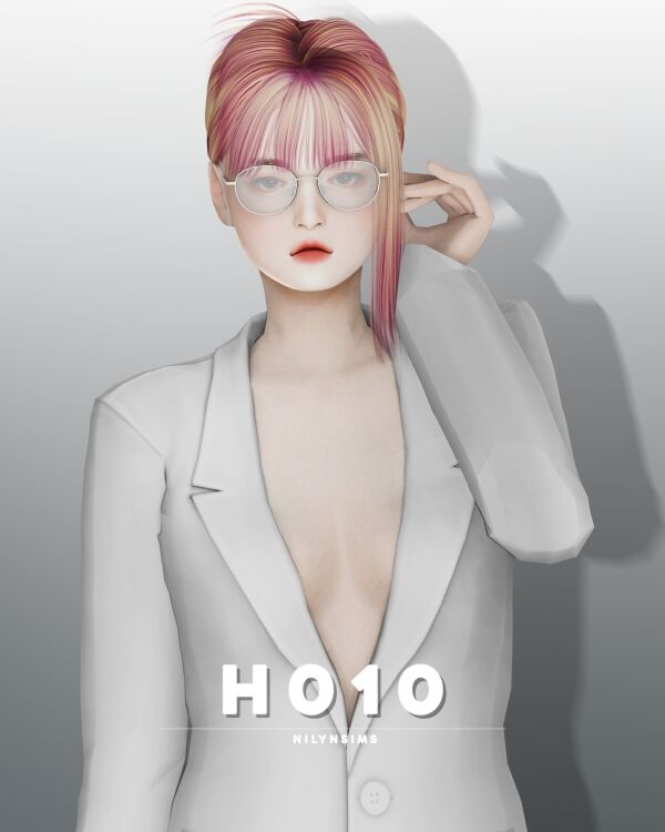 Nilyn Hair H010 Sims 4 CC