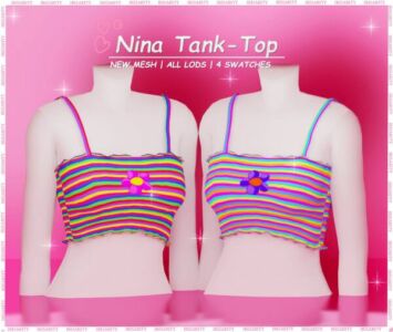 Nina Tanktop ♡ By Irisarity Sims 4 CC