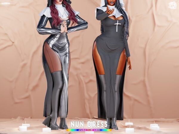 Nun Dress – Brsims Sims 4 CC