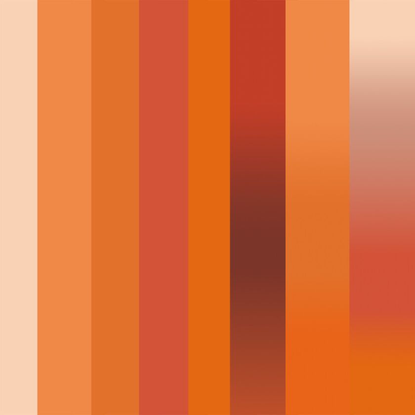 Vibrant Orange Paint Collection Sims 4 CC