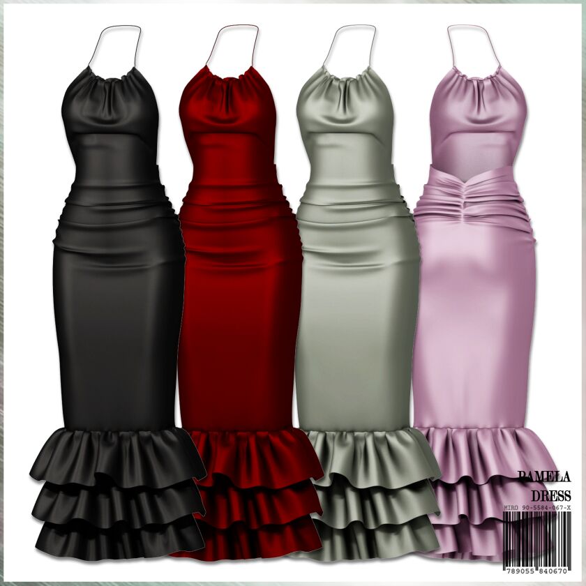 Pamela Dress Sims 4 CC