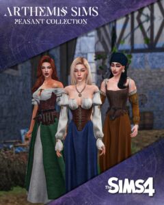 Medieval Dress Collection Launch Sims 4 CC