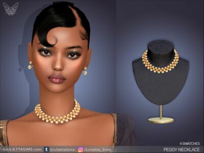 Peggy Necklace Sims 4 CC