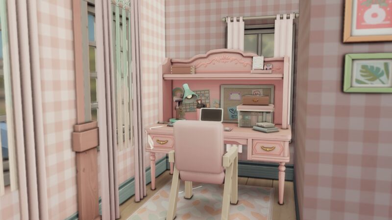 sims 4 cc pink house for a famous doll by bojanasimsyt 6