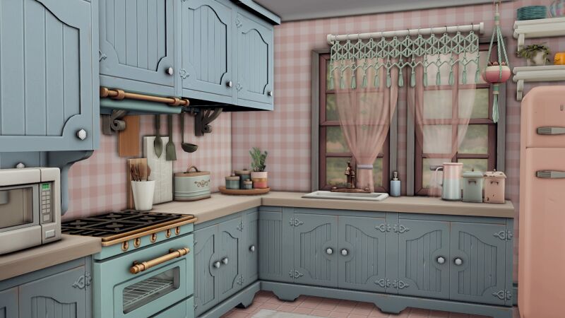 sims 4 cc pink house for a famous doll by bojanasimsyt 8