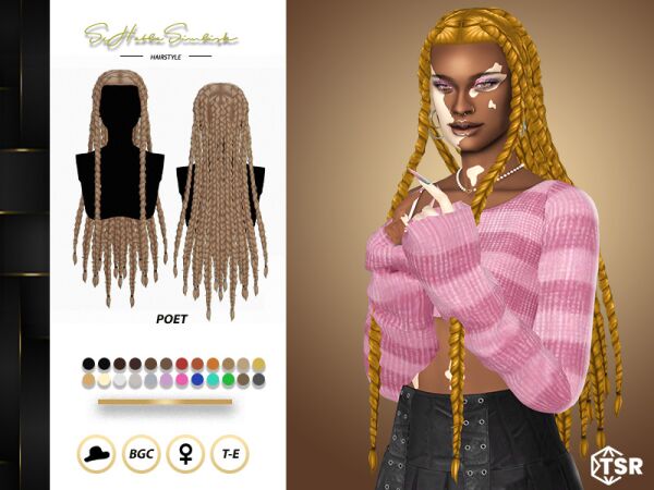 Poet Hairstyles You’ll Love Sims 4 CC