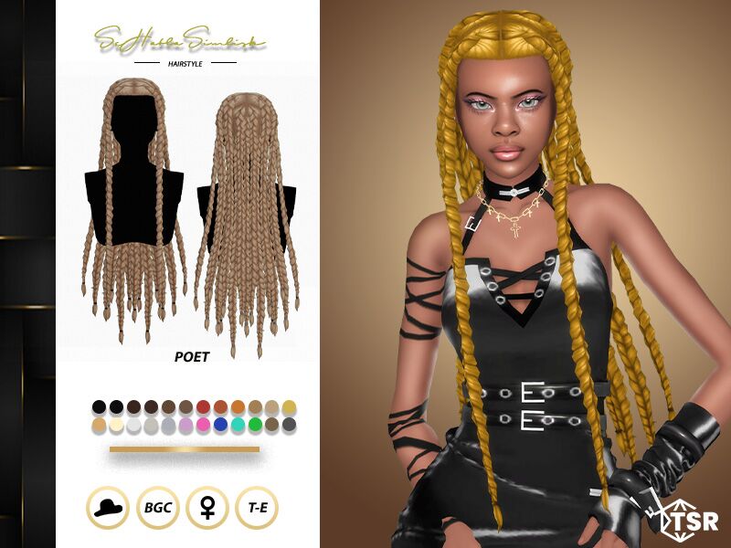 sims 4 cc poet hairstyles by sehablasimlish 3