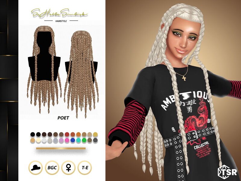 sims 4 cc poet hairstyles by sehablasimlish 4