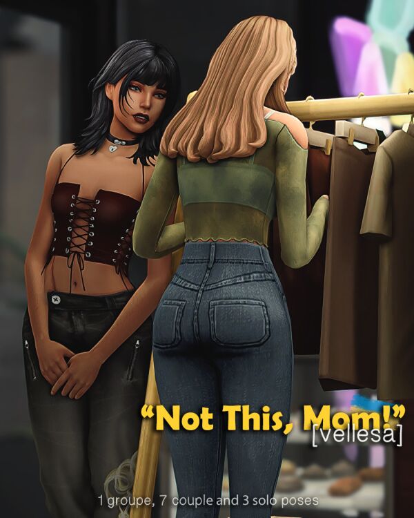 Pose Pack | NOT This, Mom! Sims 4 CC