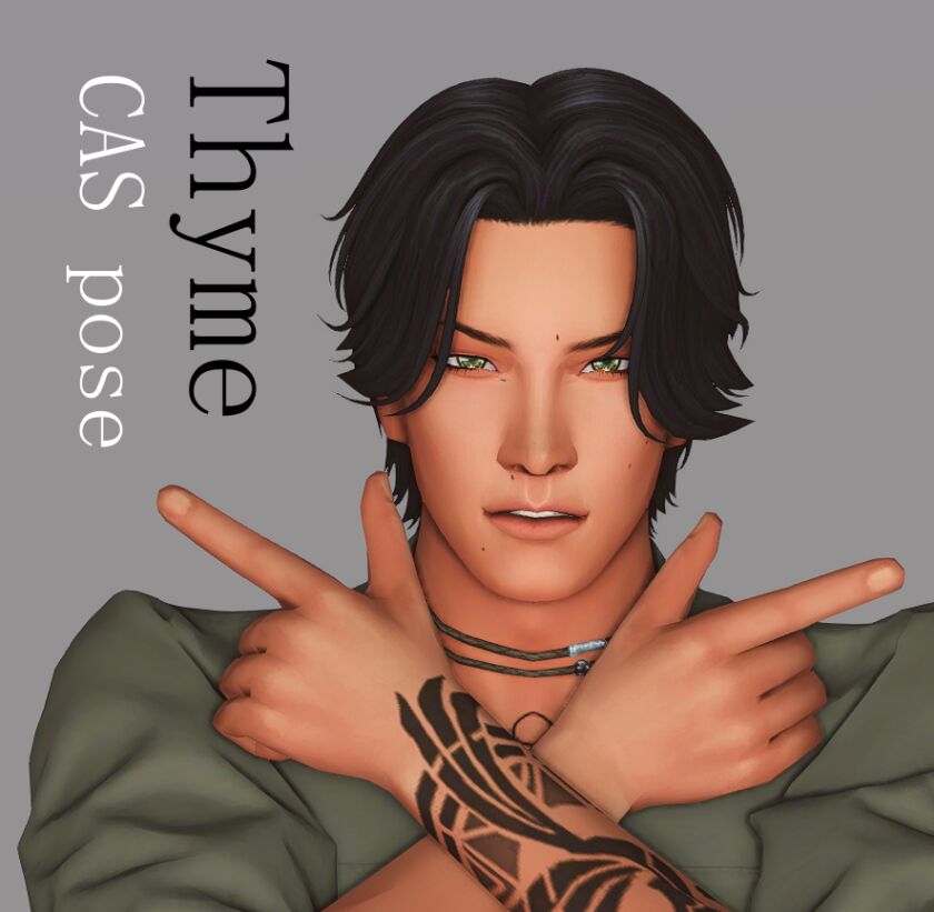 New Pose Pack ‘Thyme’ for CAS! Sims 4 CC