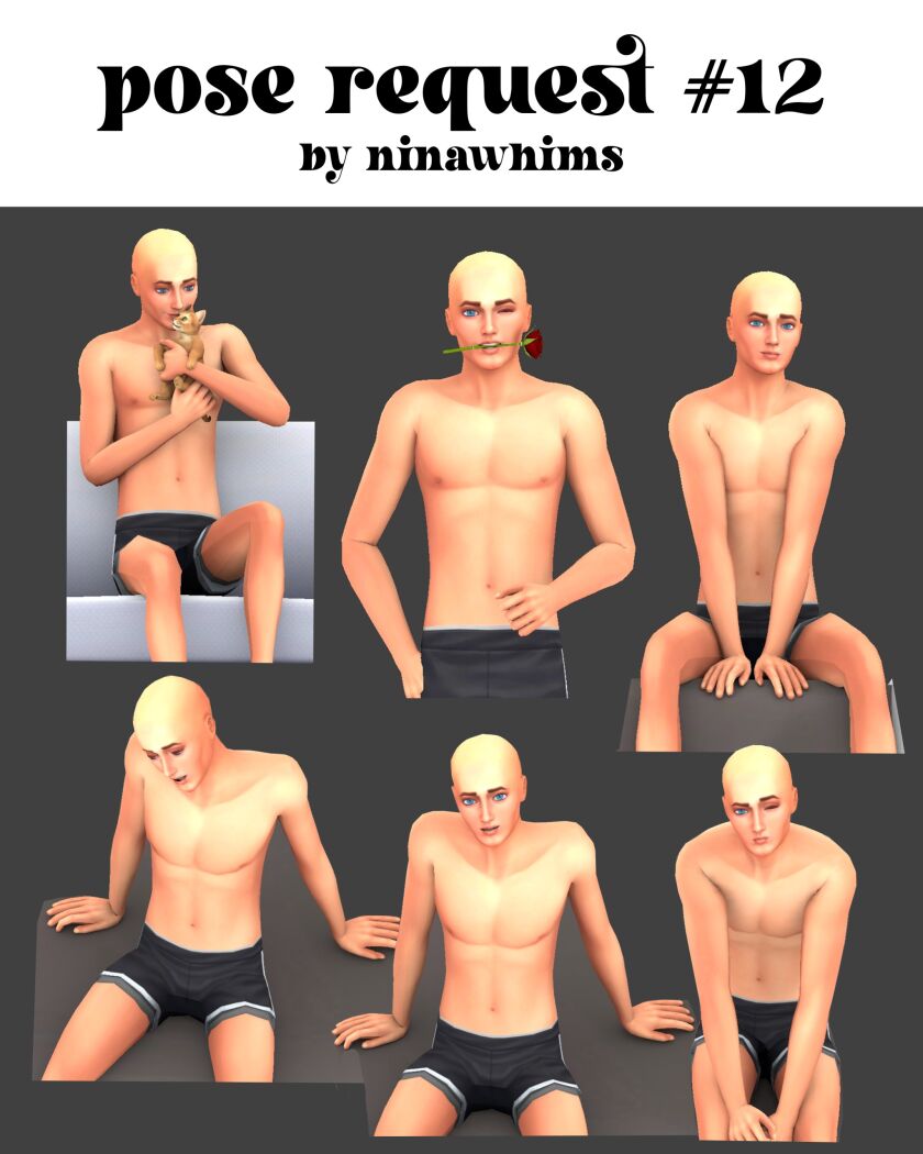 Pose Request #12 – Ninawhims Sims 4 CC