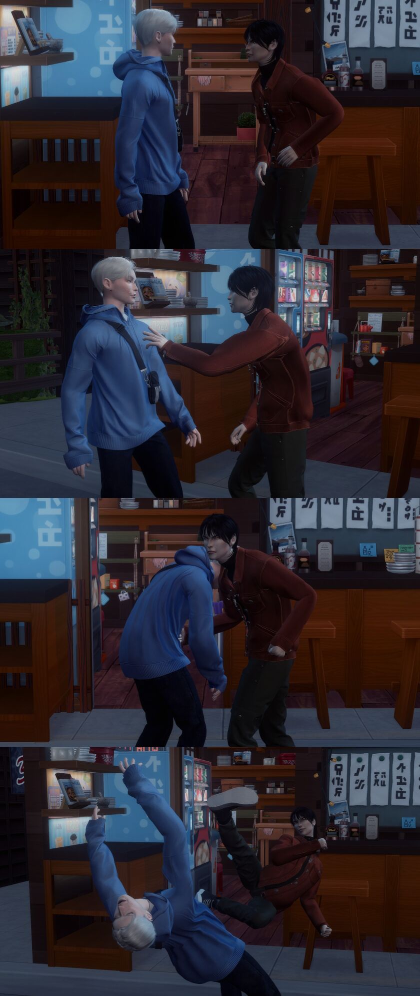 Stay Away From Me Poses Set Sims 4 CC