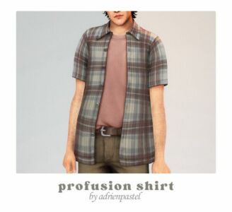 Profusion Shirt By Adrien_Pastel Sims 4 CC