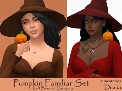 Pumpkin Familiars Set Sims 4 CC