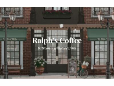 Ralph’s Coffee by WillowBeeSims Sims 4 CC