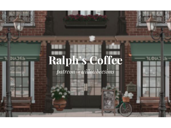 Ralph’s Coffee by WillowBeeSims Sims 4 CC