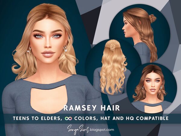 Ramsey Hair Sims 4 CC