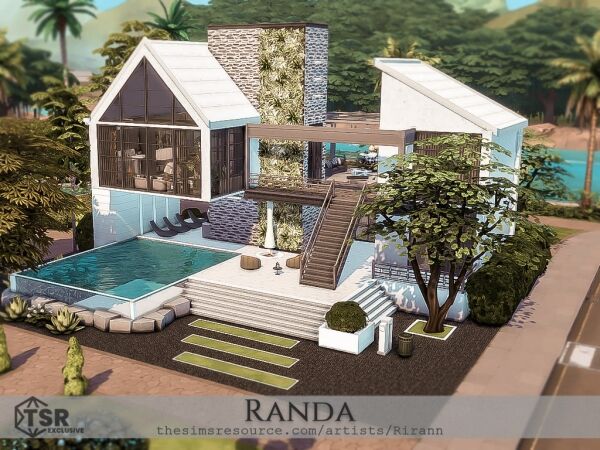 Randa: A Contemporary House Sims 4 CC