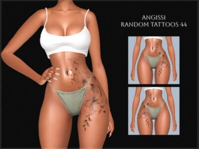 Random Tattoos 44 by Angissi Sims 4 CC