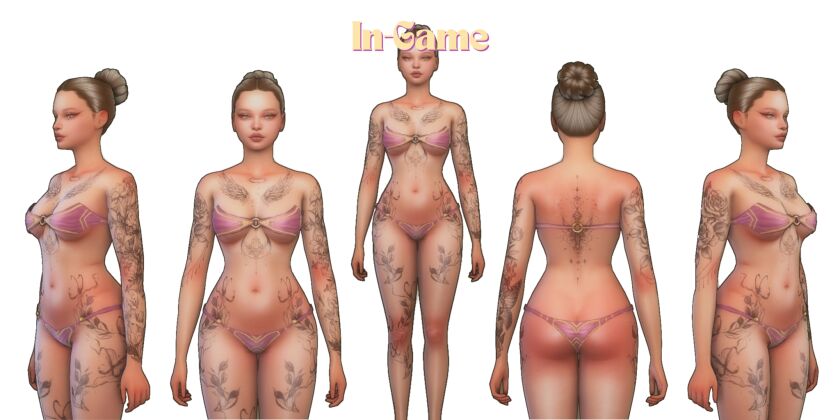 sims 4 cc ravenblends blade tattoo new tattoo 2