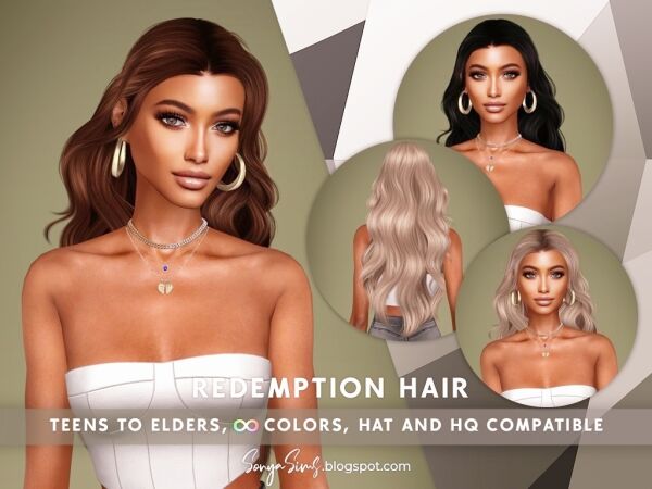 Redemption Hair Sims 4 CC