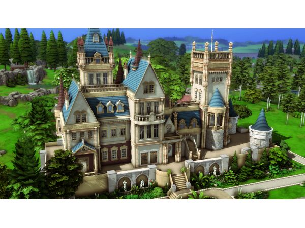 Renaissance Castle: A Stunning Residential Marvel Sims 4 CC