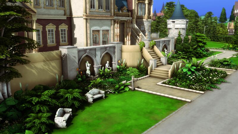 sims 4 cc renaissance castle by plumbobkingdom 4