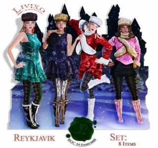 Reykjavik Set by Livixo Sims 4 CC