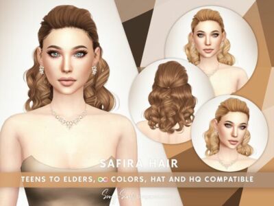 Safira Hair Sims 4 CC