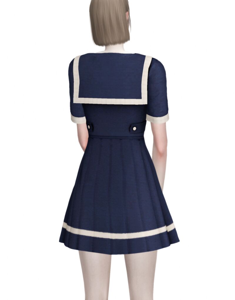 sims 4 cc sailor onepiece by yunseol 3