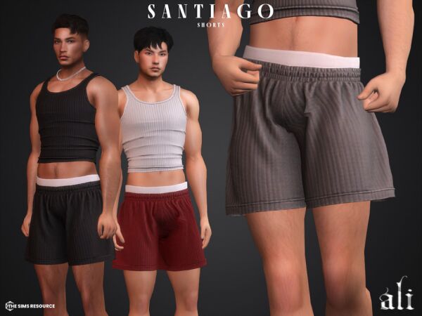 Santiago Shorts for Male Sims Sims 4 CC