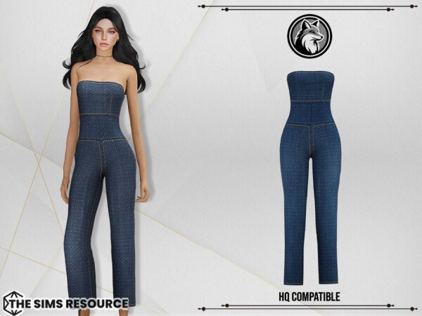 Stylish Senna Jumpsuit by Forlima Sims 4 CC